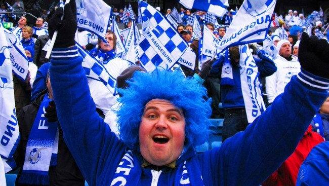 FK Haugesund-supportere (Foto: Poppe, Cornelius/SCANPIX) FK Haugesund-supportere (Foto: Poppe, Cornelius/SCANPIX)