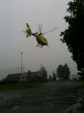 helikopter utøya (Foto: Ingrid Brandal Myklebust)