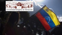 Urfolksuniversitetet i Venezuela (Foto: Billedmontasje: Carlos Garcia Rawlins/Dan Robert Larsen/Reuters/NRK) Urfolksuniversitetet i Venezuela (Foto: Billedmontasje: Carlos Garcia Rawlins/Dan Robert Larsen/Reuters/NRK)