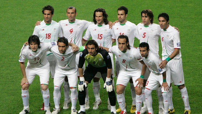 Irans landslag i fotball (Foto:Lee Jae-Won/Scanpix/Reuters) Irans landslag i fotball (Foto:Lee Jae-Won/Scanpix/Reuters)
