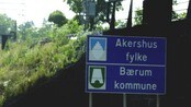 Skilt ved fylkesgrensen (Foto: Junge, Heiko /SCANPIX )