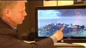 Virtuell visning av Tunsberghus - Tunsberghus festning på Slottsfjellet i Tønsberg er skapt virtuelt slik forskerne mener den så ut.