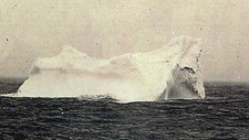 Titanic - isberget som man antar Titanic traff. (Foto: Wikimedia Commons) Titanic - isberget som man antar Titanic traff. (Foto: Wikimedia Commons)