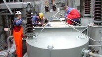 Transformator i Åna-Sira kraftverk (Foto:Sira-Kvina Kraftseslskap)