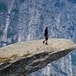 Trolltunga, fjellformasjon over Ringedalsvatnet, trekker mye folk til området.