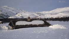 Bleskestadmoen en vinterdag med mye snø
