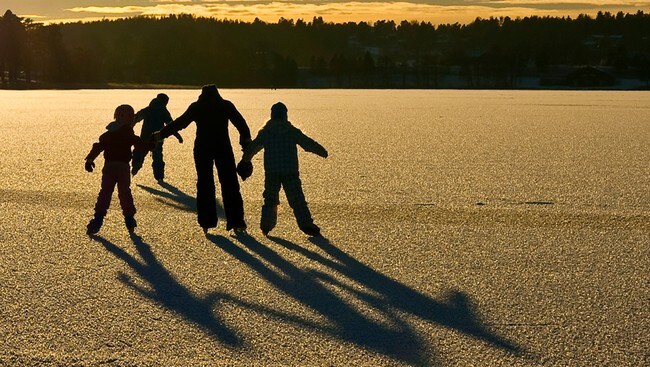 Skøytetur (Foto: M. Halstensen)