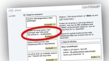 Her endrer du kontonumret (Foto: Skatteetaten (faksimile)/NRK(montasje)) Her endrer du kontonumret (Foto: Skatteetaten (faksimile)/NRK(montasje))