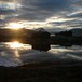 Midnatt ved Gappohyttene i Troms. 26. juni 2011.