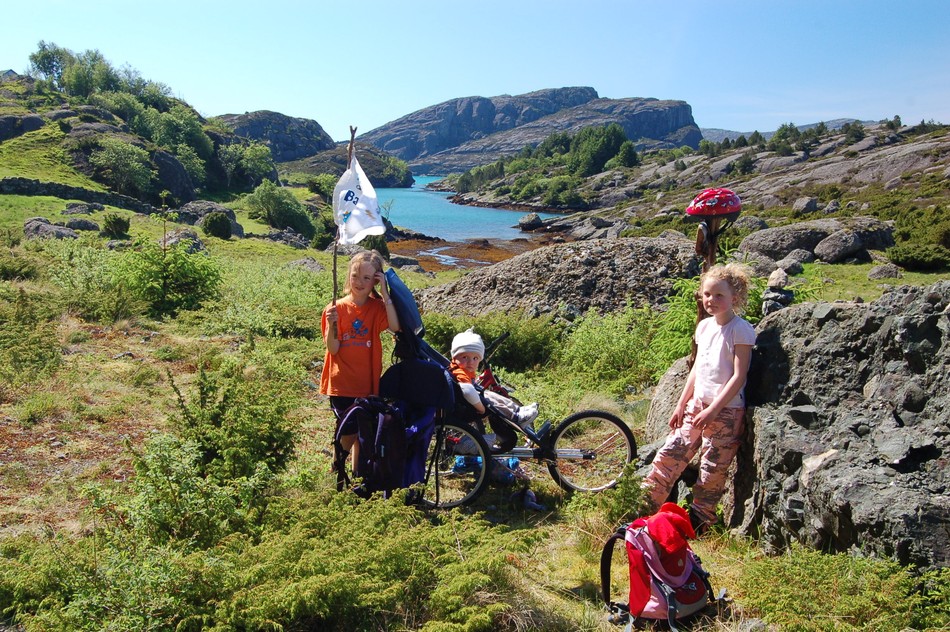 På tur ved Råkeneset sommeren 2009