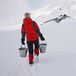 Vannhenting på Olavsbu, påsken 2008