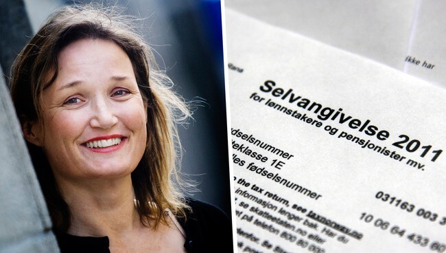 Gry Nilsen og selvangivelsen (Foto: Bo Mathisen/Kim Jansson) Gry Nilsen og selvangivelsen (Foto: Bo Mathisen/Kim Jansson)