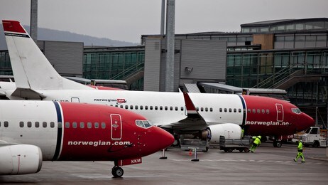 Norwegian-fly på Gardermoen (Foto: Karlsen, Anette/NTB scanpix) Norwegian-fly på Gardermoen (Foto: Karlsen, Anette/NTB scanpix)