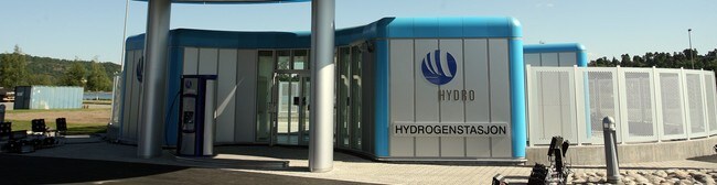 Hydrogenstasjon på Herøya (Foto: Per-Åge Eriksen/SCANPIX)
