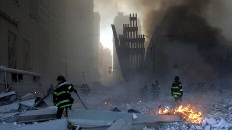 New York og World Trade Center 11. september 2001 (Foto: PETER MORGAN/Reuters) New York og World Trade Center 11. september 2001 (Foto: PETER MORGAN/Reuters)
