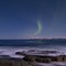 Fiskenes på Andøya i fullmåne og med nordlys