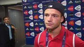 Valon Berisha:-  Jeg burde ha spilt kampen - Valon Berisha var veldig fornøyd med bronseplassen, men var litt skuffet over at han ikke fikk spilt i dag. Reporter: Marius Skjelbæk