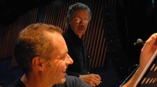 Erlend Skomsvoll og Chick Corea (Foto: Arne B. Rostad) Erlend Skomsvoll og Chick Corea (Foto: Arne B. Rostad)