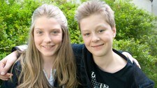 Helene Marie Lone og Ole Thiis Bekkevold (Foto: Evy Finholt/NRK)