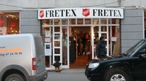 Fretex i Ålesund (Foto: Olav Arne Nedrelid/NRK)
