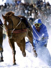 Skijoring (Foto: Keystone, Arno Balzarini/Scanpix/AP)