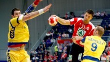 Kristian Kjelling i aksjon i kampen mellom Norge og Ukraina  (Foto: Håkon Mosvold Larsen /Scanpix)