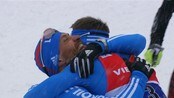 Russisk gull - De russiske herrene på lagsprinten tok gull i dag. Kommentatorer. Jann Post og Torgeir Bjørn