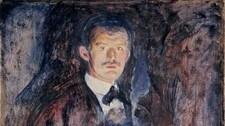 Edvard Munchs 'Selvportrett med sigarett, 1895' (Foto: Nasjonalmuseet for kunst,arkitektur og design) Edvard Munchs 'Selvportrett med sigarett, 1895' (Foto: Nasjonalmuseet for kunst,arkitektur og design)