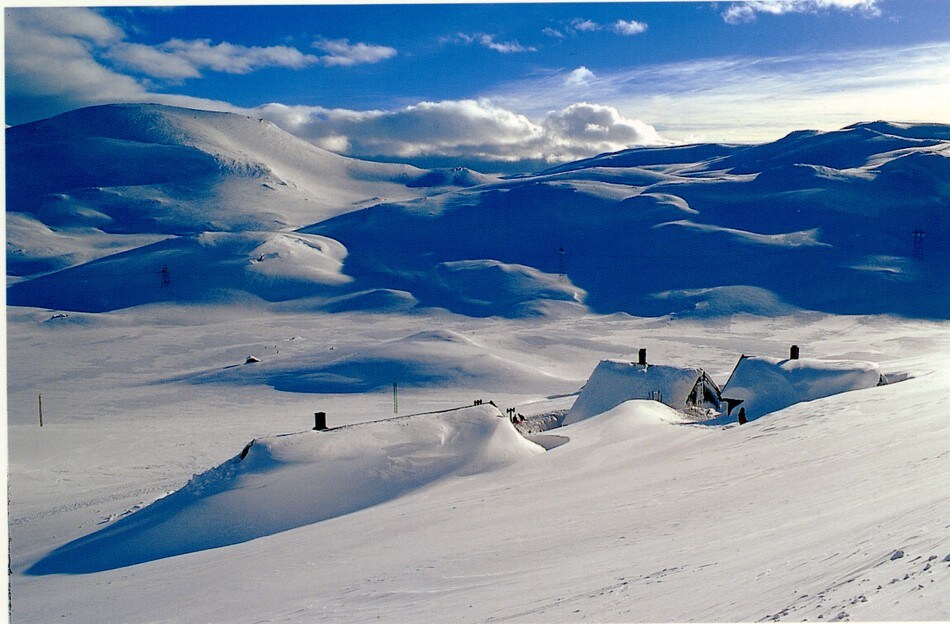 Hallingskeid er nedsnødd