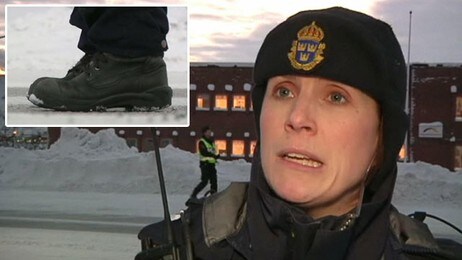 Therese Forslund politi i Kiruna (Foto: SVT) Therese Forslund politi i Kiruna (Foto: SVT)