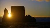 Solnedgang over Galapagos