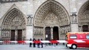 Notre Dame avsperret etter selvmord