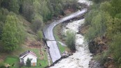 Direkte fra flomområdene - Direkte fra NRKs helikopter i Gudbrandsdalen