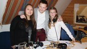 Elevene ved Kautokeino skole glad for å ha vunnet 'Dieđátgo'