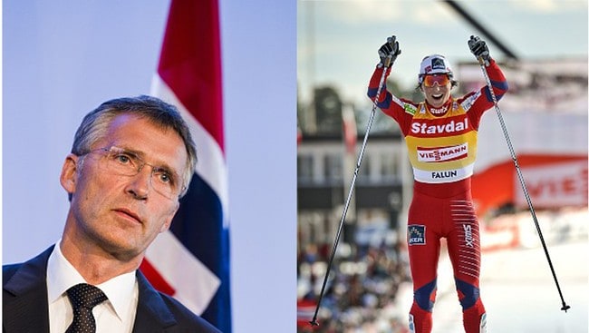 Jens Stoltenberg og Marit Bjørgen Jens Stoltenberg og Marit Bjørgen