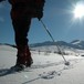 Vinteridyll i Trollheimen.På veg fra Gjevilvasshytta mot Jøldalshytta. Svarthett i bakrunnen.