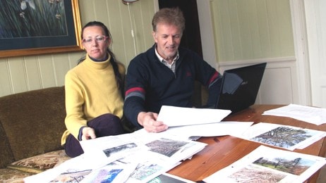 Marina og Haakon Enoksen (Foto: Yngve Tørrestad/NRK) Marina og Haakon Enoksen (Foto: Yngve Tørrestad/NRK)