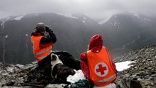 Mannen som ble meldt savnet på tur til Galdhøpiggen fredag kveld, kom til rette litt over midnatt. (Foto: Lunde, Andreas Hensch/SCANPIX) Mannen som ble meldt savnet på tur til Galdhøpiggen fredag kveld, kom til rette litt over midnatt. (Foto: Lunde, Andreas Hensch/SCANPIX)