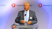 Carl I. Hagen på Frps landsmøte