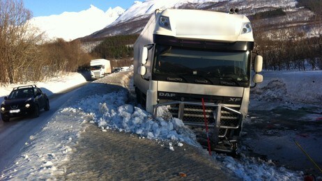 Ulykke (Foto: Dan Hernik Klausen/NRK) Ulykke (Foto: Dan Hernik Klausen/NRK)