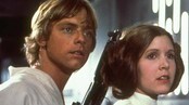 Mark Hamill, Carrie Fisher og Harrison Ford (Scanpix/AP)