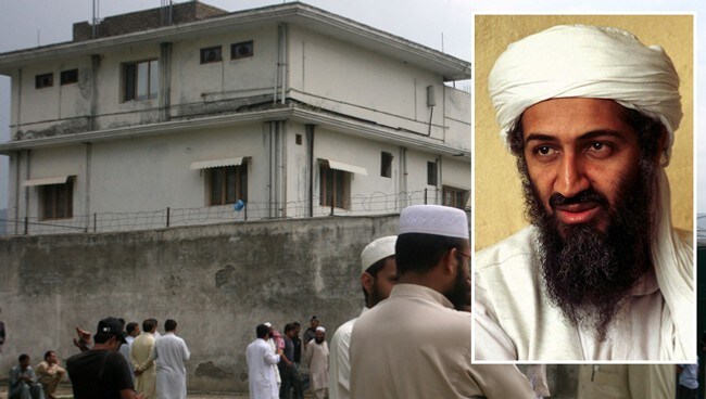 Osama bin Ladens hus i Abbottabad (Foto: Aqeel Ahmed/Montasje/NRK/AP) Osama bin Ladens hus i Abbottabad (Foto: Aqeel Ahmed/Montasje/NRK/AP)