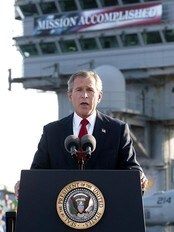 George Bush: Mission accomplished (Foto: AFP Photo/FILES/Stephen JAFFE) George Bush: Mission accomplished (Foto: AFP Photo/FILES/Stephen JAFFE)