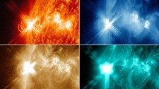 Eksplosjoner på Solen (NASA) Eksplosjoner på Solen (NASA)