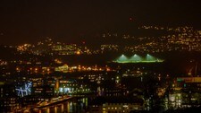 Førde på kveldstid (Foto: Alf Vidar Snæland) Førde på kveldstid (Foto: Alf Vidar Snæland)
