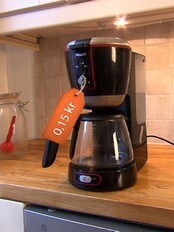 kaffetrakter med prislapp (NRK) kaffetrakter med prislapp (NRK)
