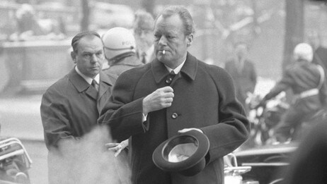 Willy Brandt i Oslo. (Foto: VG/Kronberg)