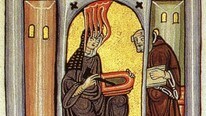 Hildegard von Bingen (Foto: Illustrasjon frå Hildegard-boka Scivias) Hildegard von Bingen (Foto: Illustrasjon frå Hildegard-boka Scivias)