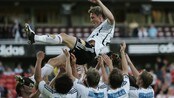 Frode Johnsen blir hyllet av lagkamerater og publikum etter sin siste kamp for Rosenborg