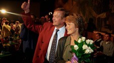 Johan J. Jakobsen og Anne Enger under valgnatten 1993 (Foto: Næss, Rune Petter/Scanpix)